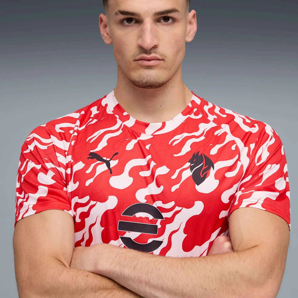 Puma Maglia Calcio Milan Warm Up Pre Match ACM 2025/2026 - OnSide Football