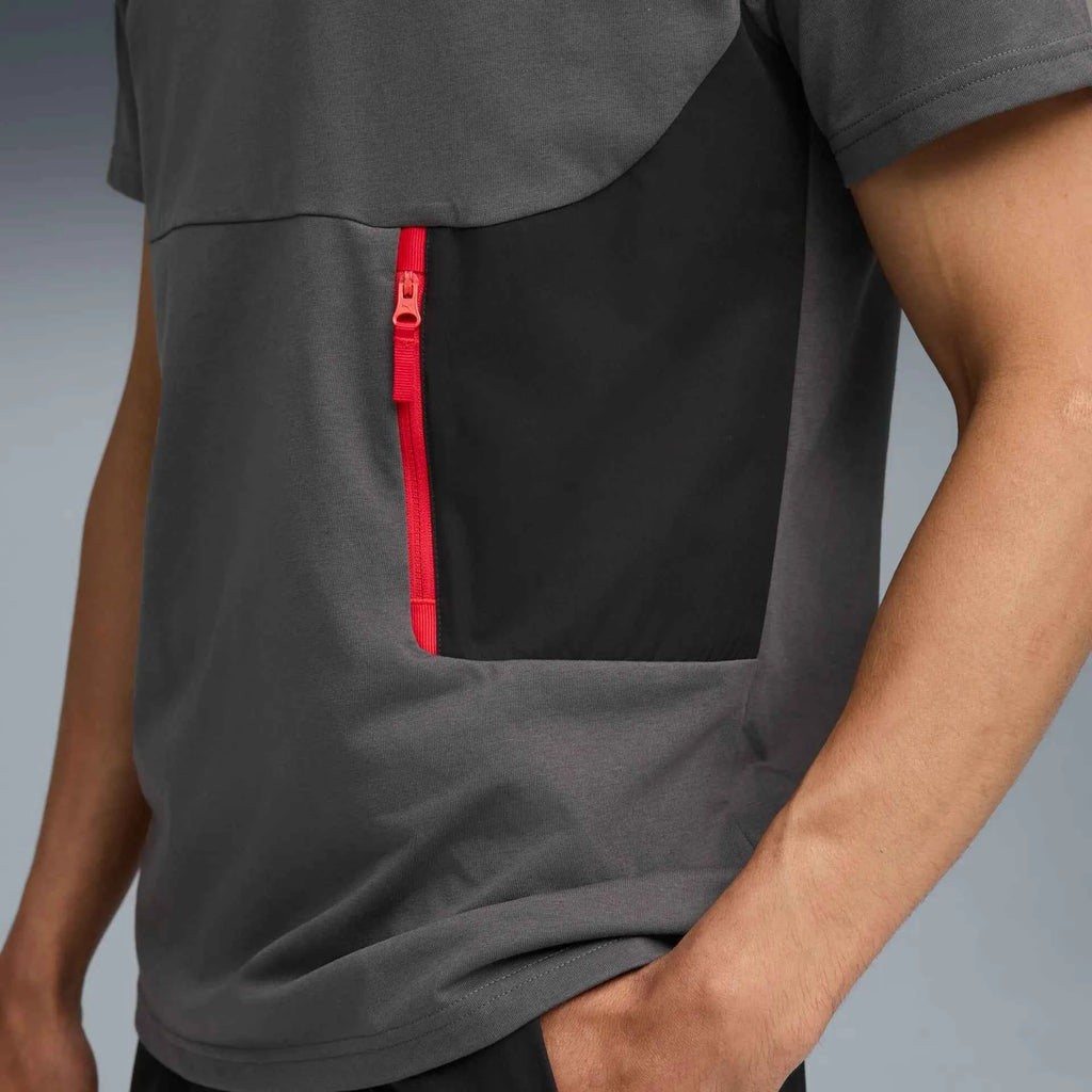 Puma Maglia Calcio Casual Pumatech Pocket Tee Milan Grigio ACM 2025/2026 - OnSide Football