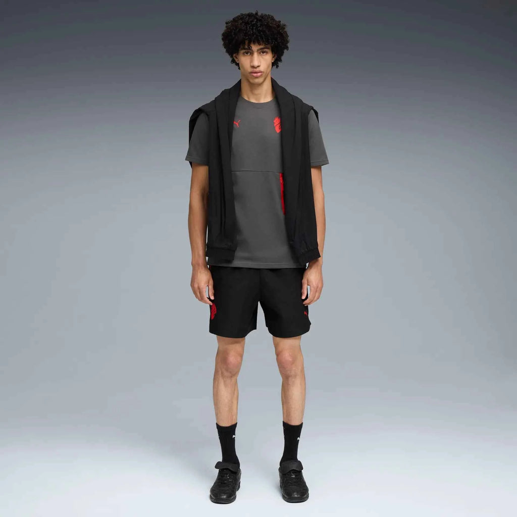 Puma Maglia Calcio Casual Pumatech Pocket Tee Milan Grigio ACM 2025/2026 - OnSide Football