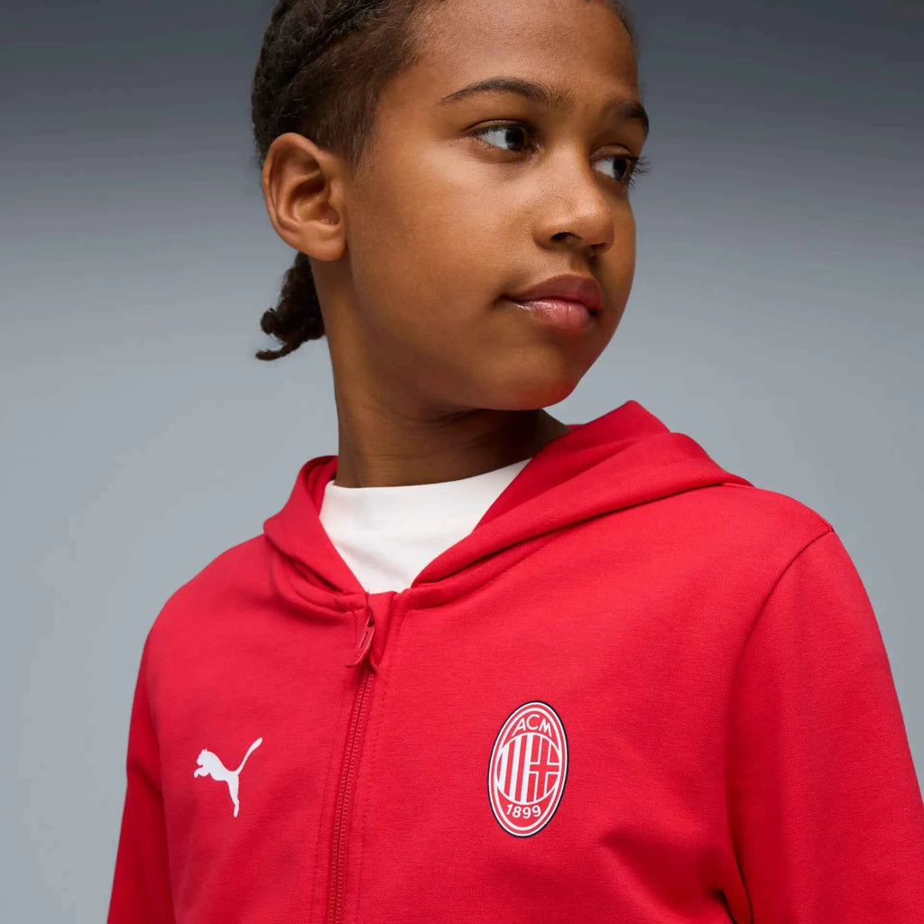 Tuta Completa Puma Calcio ACM FtblCulture Cotton Fan Suit Junior Ragazzo AC Milan 2025/2026