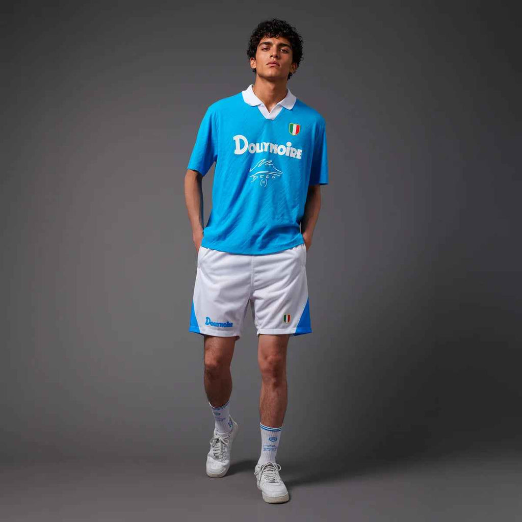 Dolly Noire Maradona Polo Tee TS1247-T6-03 celeste