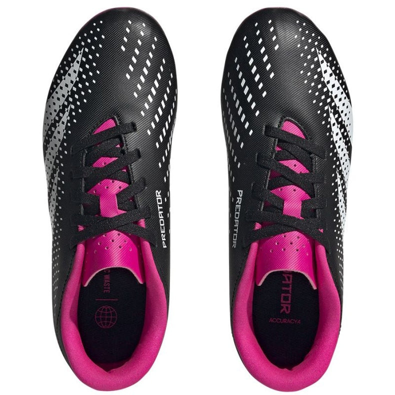 Adidas scarpa da calcio da ragazzo Predator Accuracy.4 FxG HQ0952 nero bianco rosa - OnSide Football